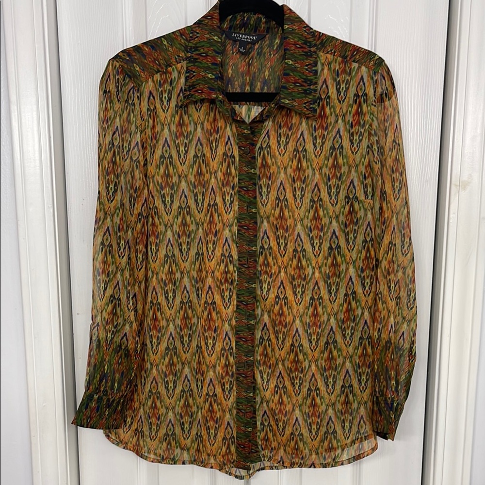 Liverpool Sheer Blouse S